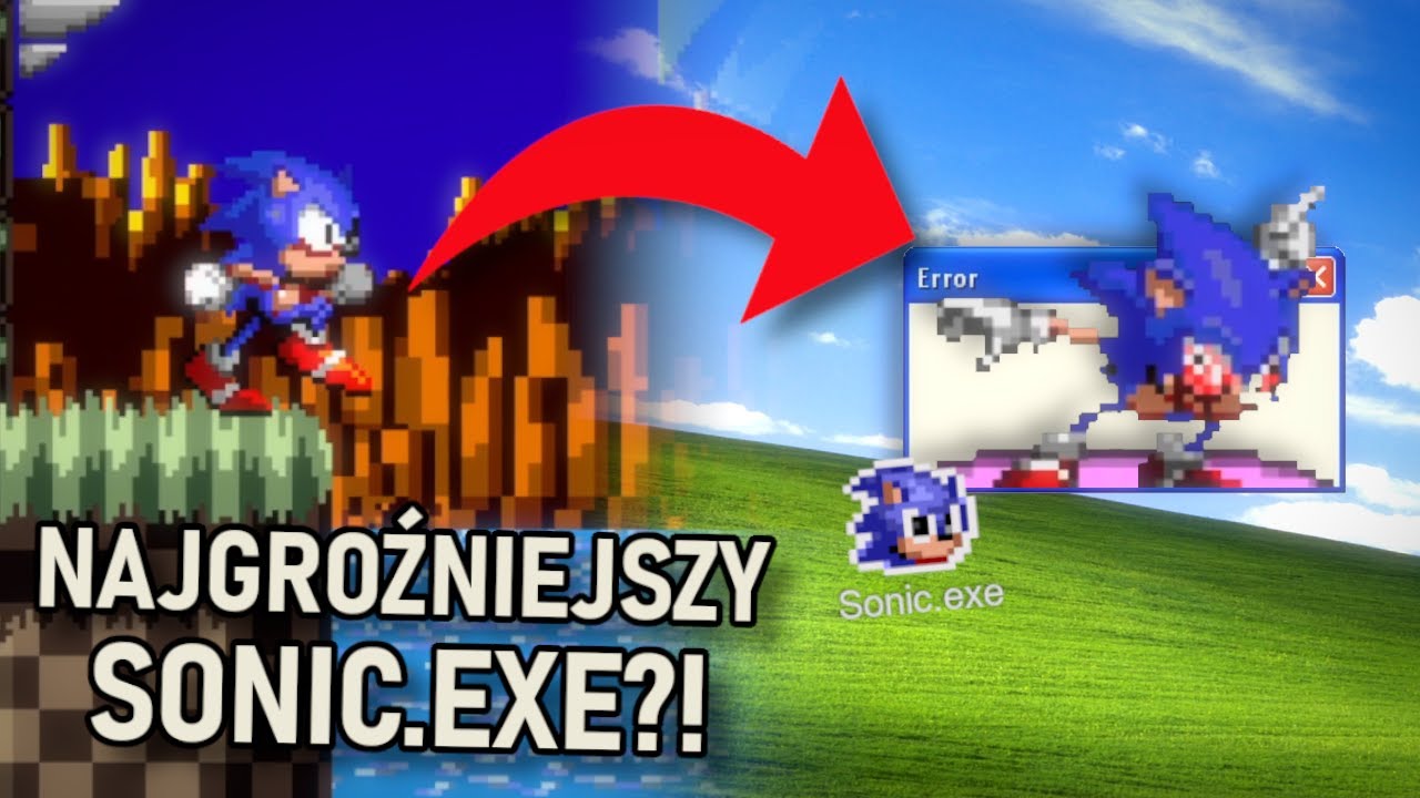 GROŹNA GRA O SONIC.EXE POTRAFI KRZYWDZIĆ IRL 💀 (Sonic.exe: El Pendrive Azul) #sonicexe