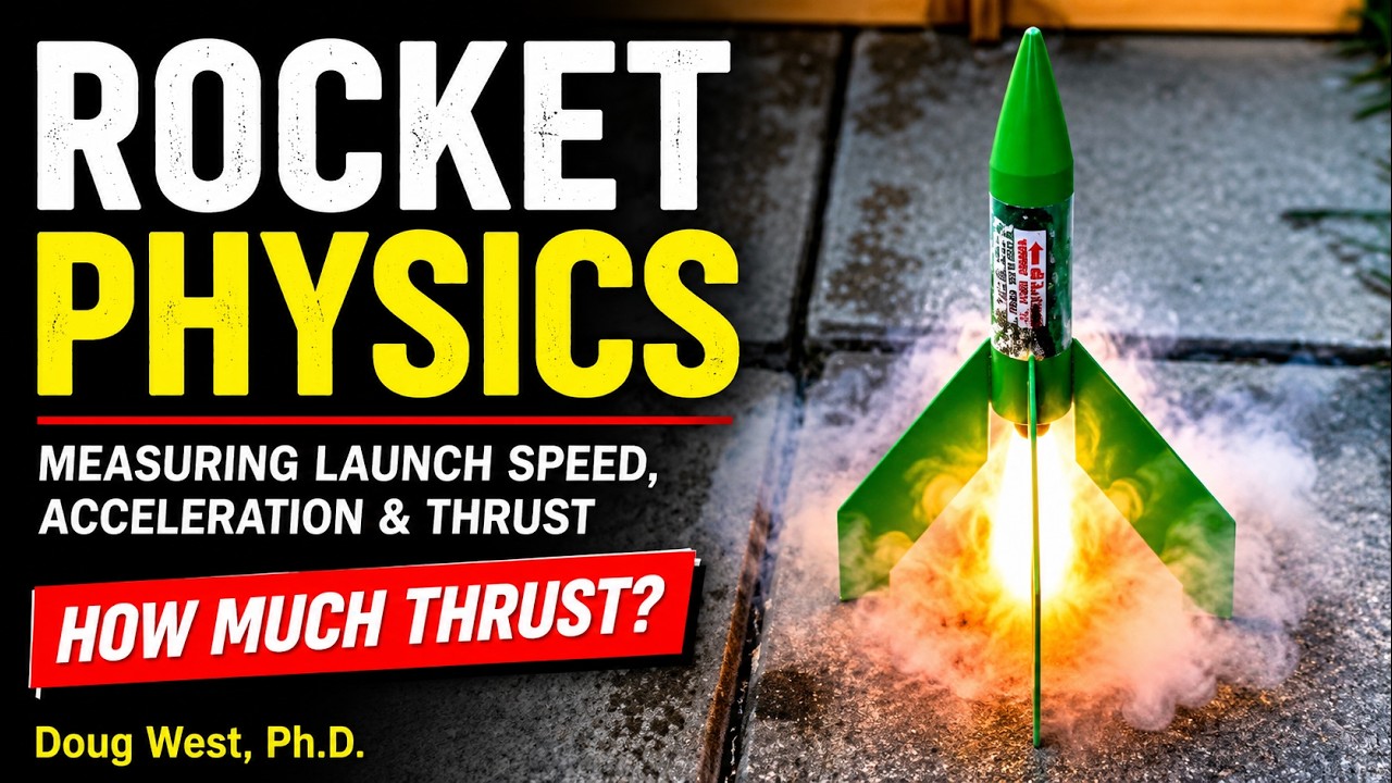 The Physics of a Firework Rocket | Measuring Launch Speed, Acceleration & Thrust