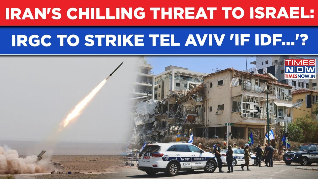 Iran's Chilling Threat To Israel: IRGC To Strike Tel Aviv If IDF Hits Beirut? Lifeline To Hezbollah?
