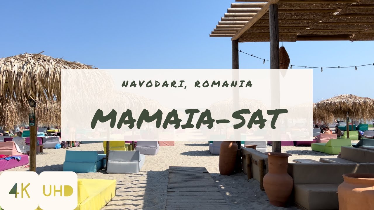 WalkIn MAMAIA-SAT | NAVODARI | ROMANIA | 4K HDR Walking Tour