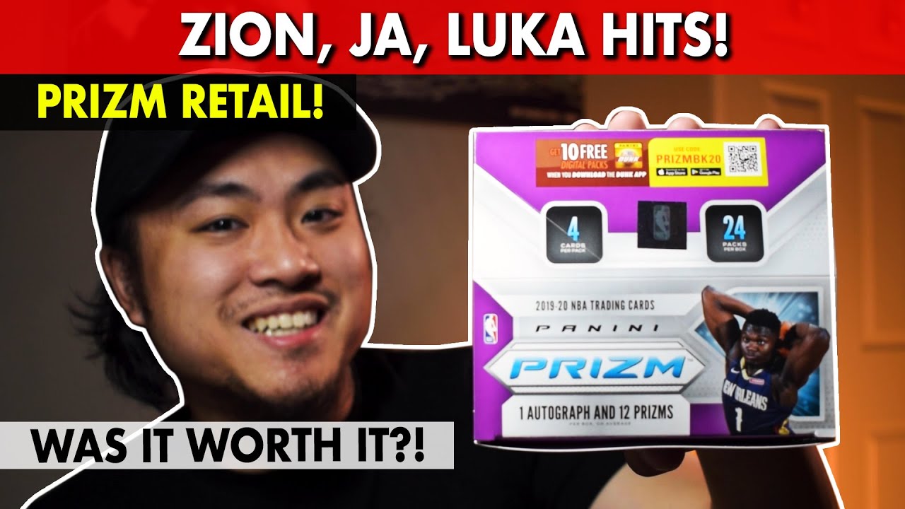 🔥 ZION, LUKA, JA HITS! 2019-20 Panini Prizm Basketball Retail Box!