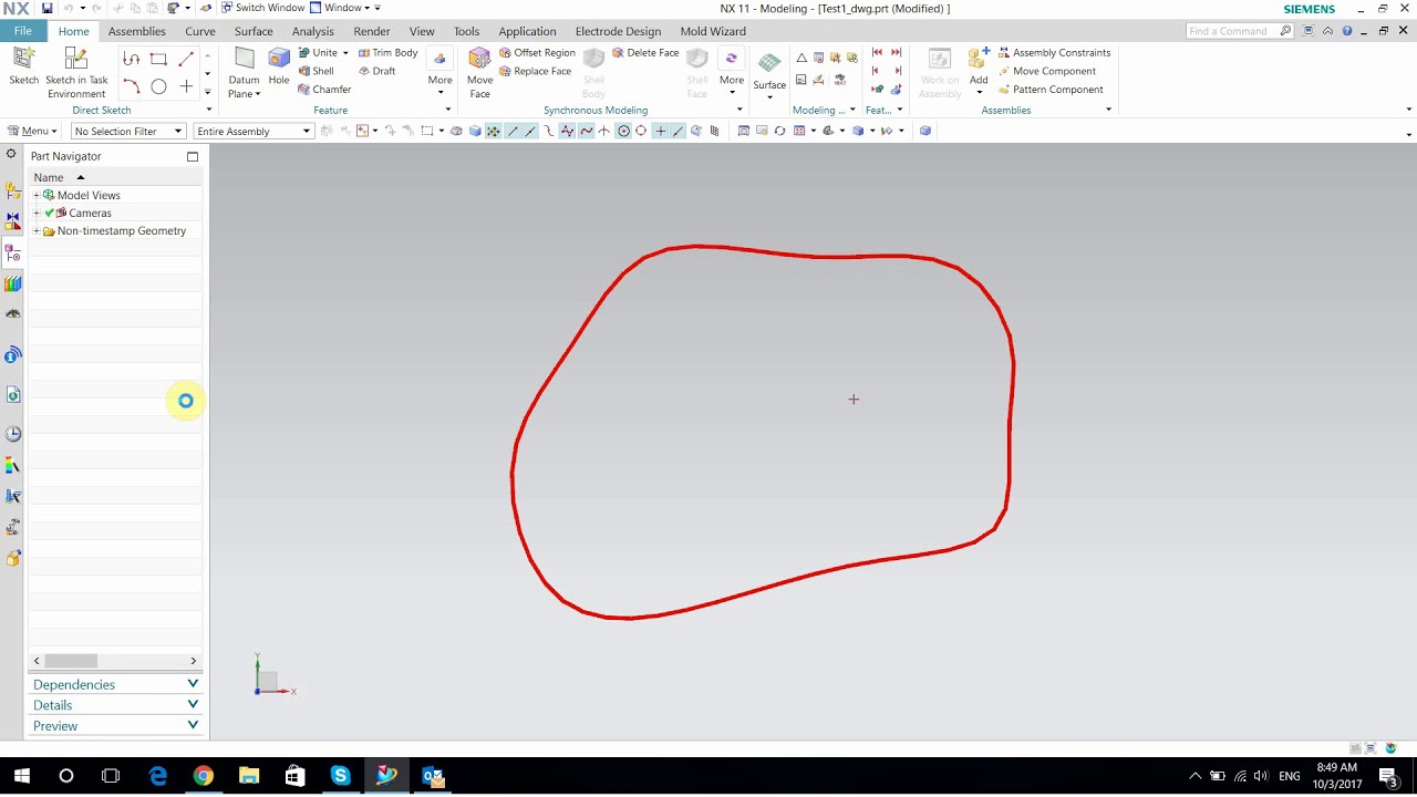 How to convert Spline to Arc in NX11.0