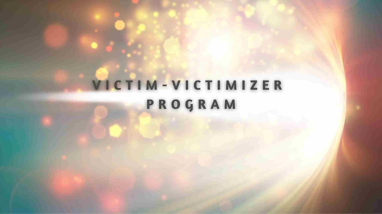The Victim-Victimizer Looping Program: Break the Cycle of Blame
