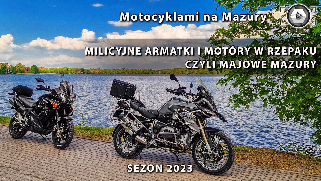 Śniardwy, Mikołajki, Mrągowo i Muzeum Sprzętu Wojsk - Mazury motocyklami 2023 [4K]