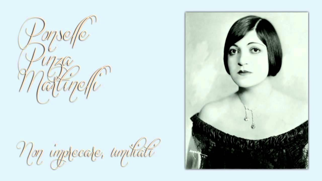 Ponselle / Pinza / Martinelli - Non imprecare, umiliati - cleaned by Maldoror 1926