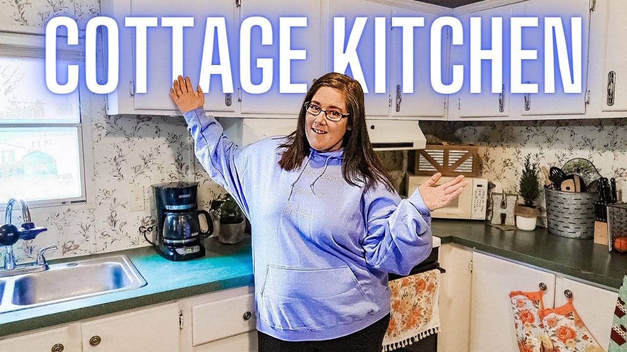 MOBILE HOME UPDATES | COTTAGE KITCHEN REVEAL | SPRING HOME TOUR 🌺