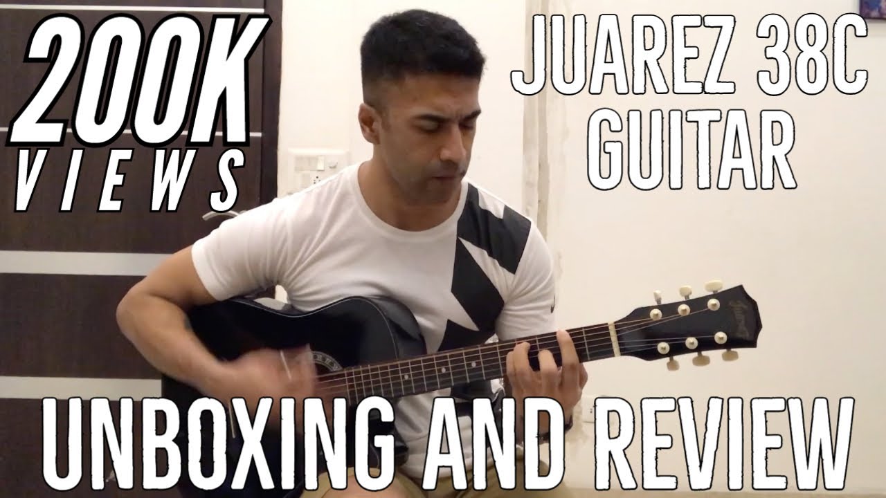 India's Cheapest Acoustic Guitar? Juarez 038C - Unboxing and Review