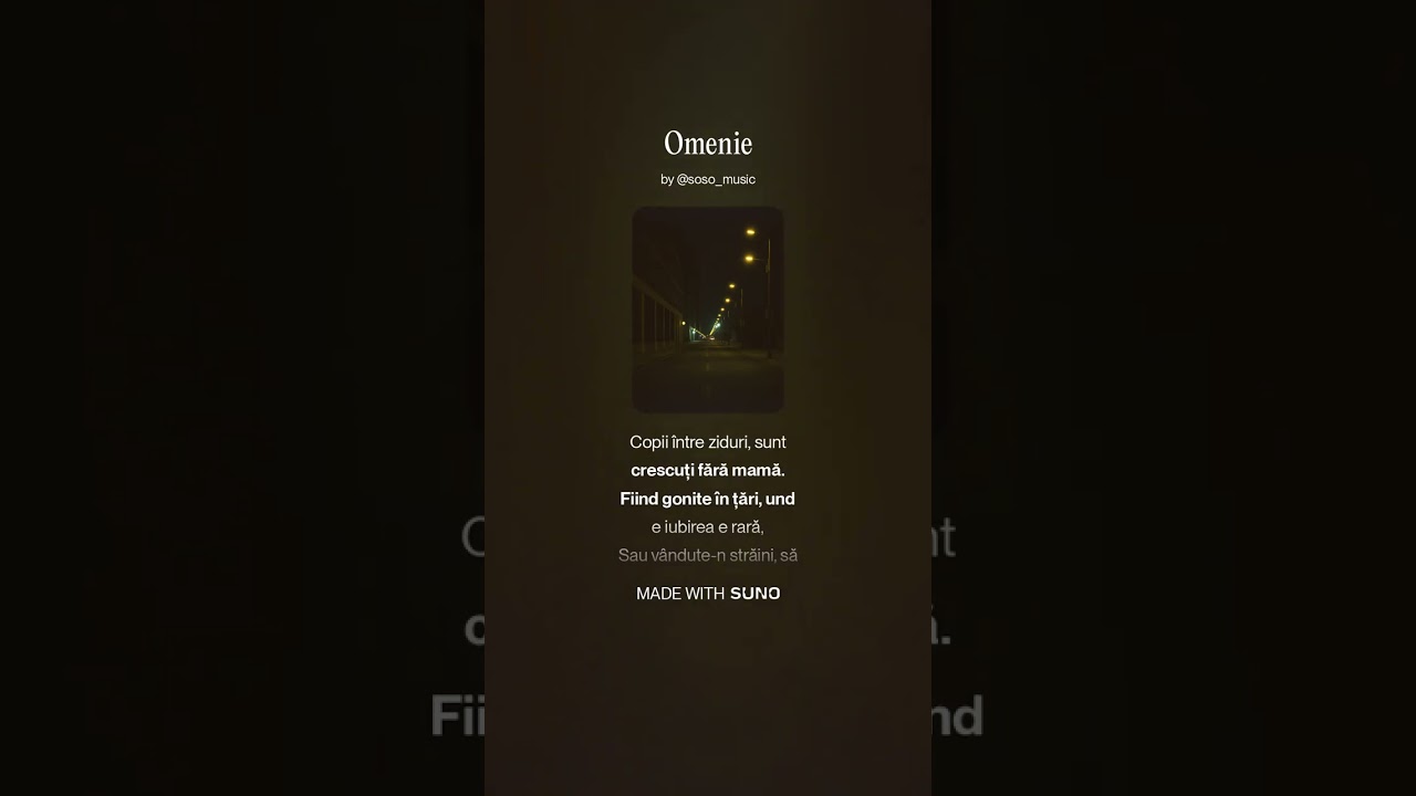 Omenie (Mesaj catre Oameni)