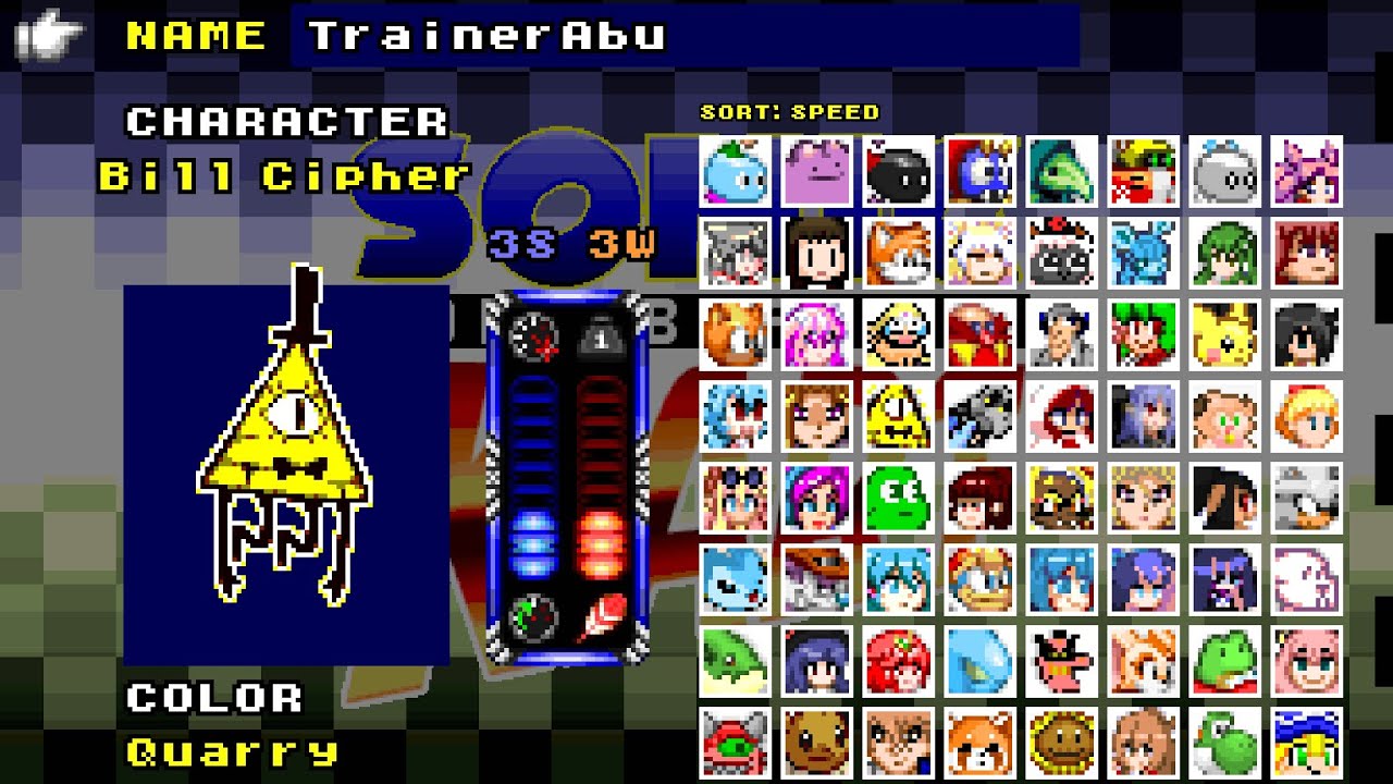 Bill Cipher invades SRB2 Kart online races 👁️ Gravity Falls crossover