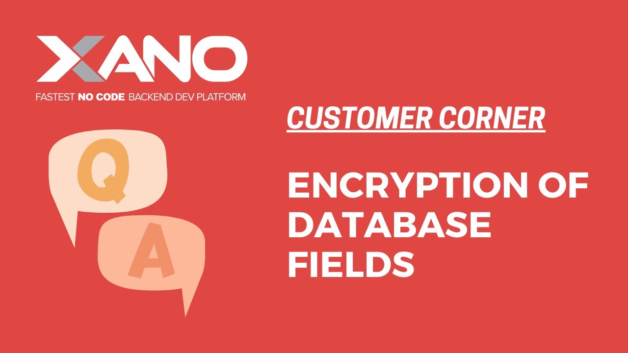 Encrypting fields in the database
