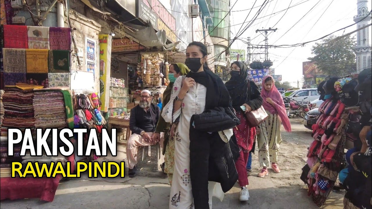 Rawalpindi City Walk 2025 | Explore Pakistan in 4K HDR – Scenic Streets Tour