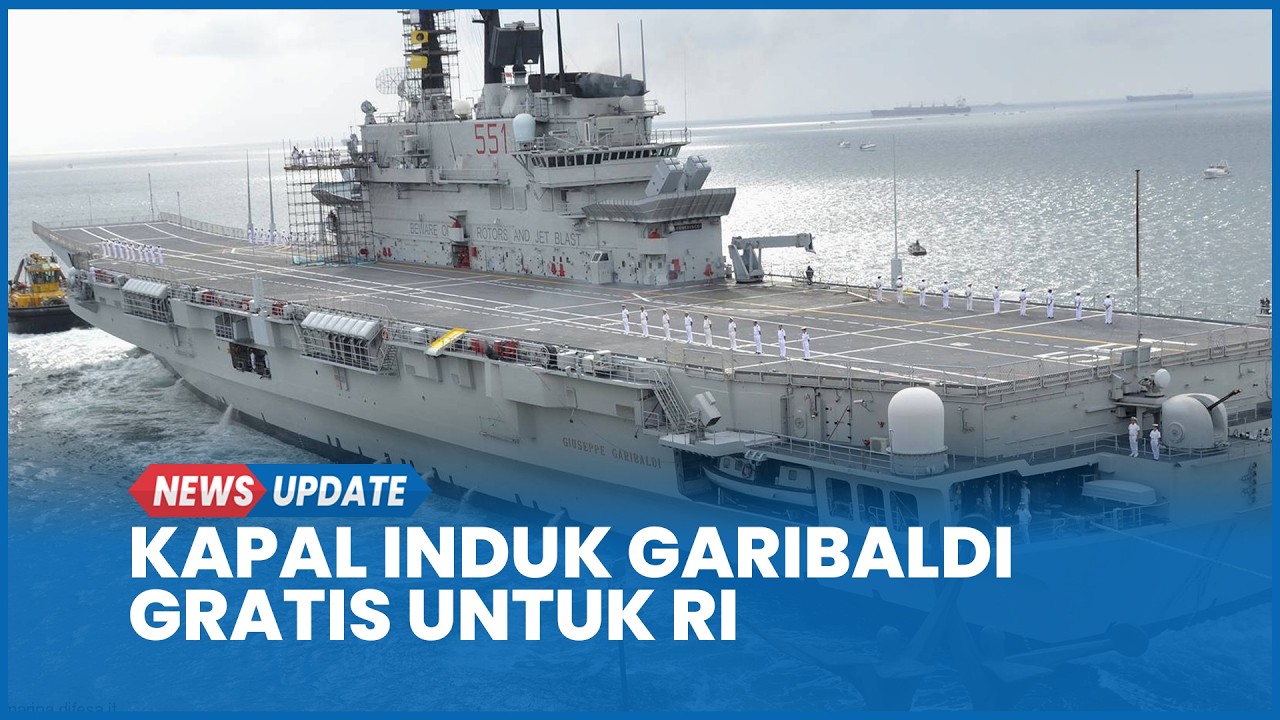 Kapal Induk Garibaldi dari Italia Gratis untuk RI meski Butuh Modifikasi