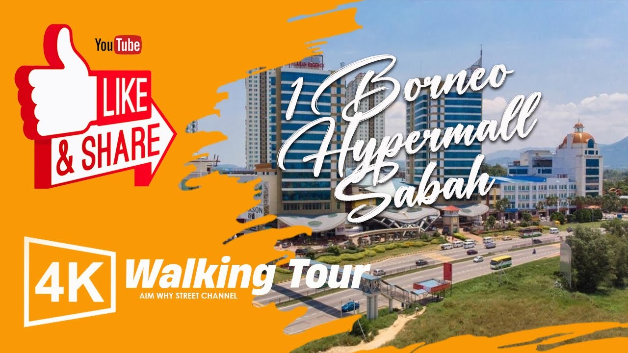 4K 1Borneo Hypermall Walking Tour | KOTA KINABALU | SABAH | MALAYSIA