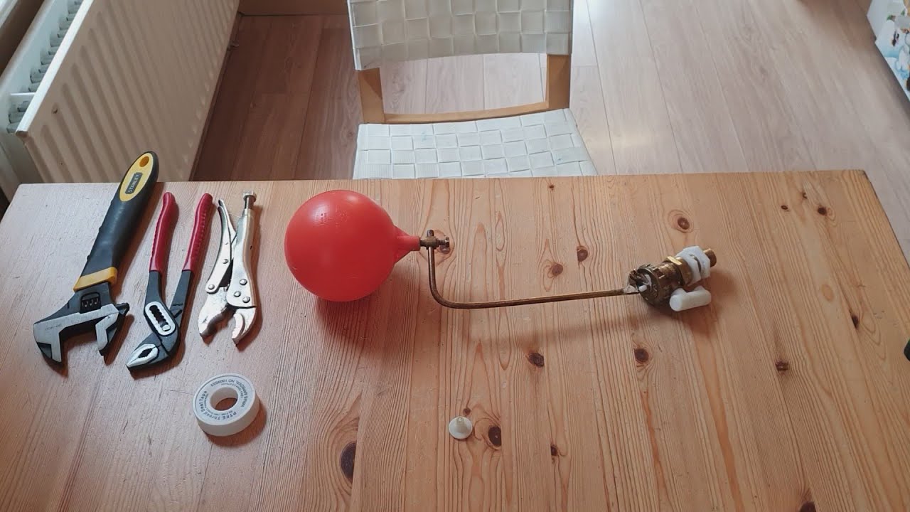 Ремонт шарового клапана резервуара Loft