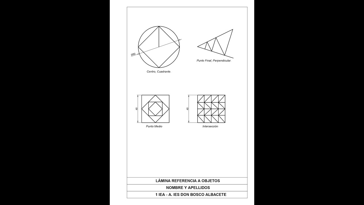 Referencia a objetos AUTOCAD