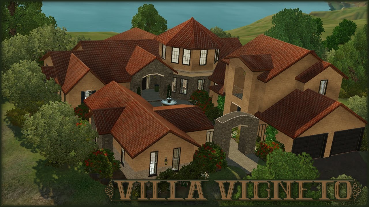 The Sims 3 Home Building - Villa Vigneto || Let's Build a Mediterranean House Finale