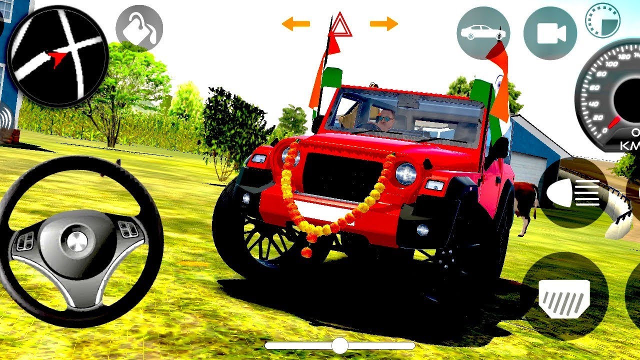 Modified Mahindra Thar😈Games:India red Thar (Gadi Wala Games) Car Game Android Game - #2026