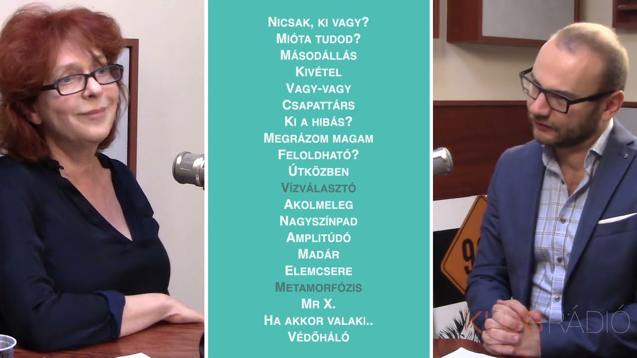 Szavakon túl #16 (2021.10.10.): Hernádi Judit - Kadarkai Endre műsora a Klubrádióban