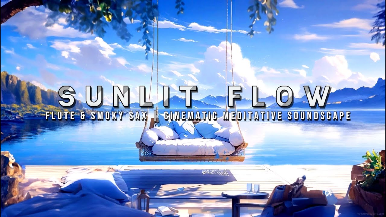 Bright Glacial Ambient | Flute & Smoky Sax | Cinematic Meditative Soundscape