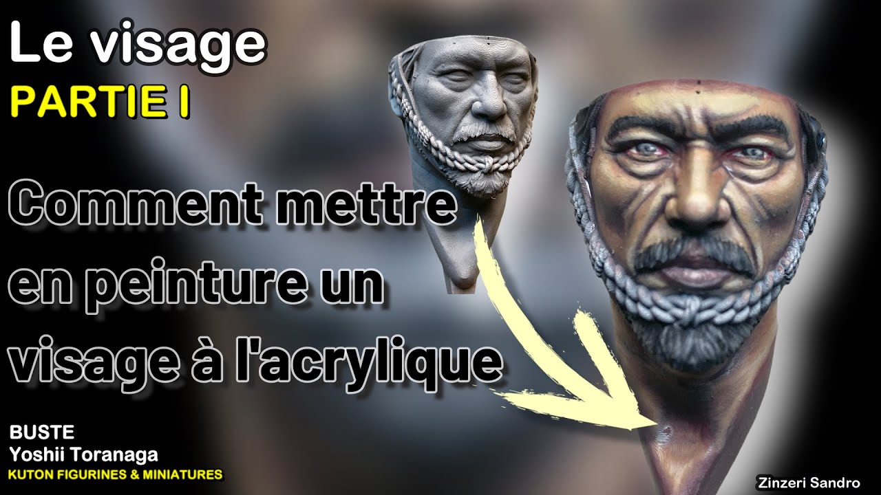 Tuto : Comment mettre en peinture le visage - Yoshii Toranaga - Partie 1