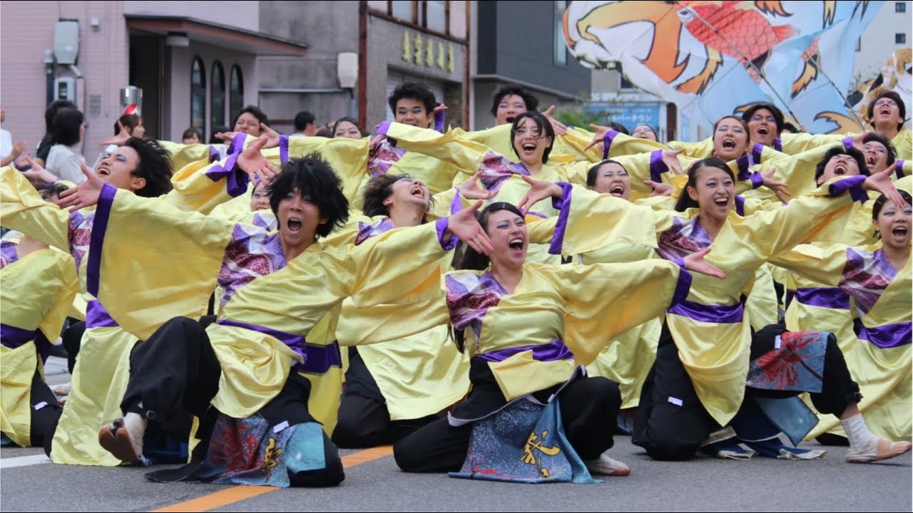 【安濃津よさこい】福井大学よっしゃこい 2025年度演舞『義ノ華』2025/10/12　津新町通り会場