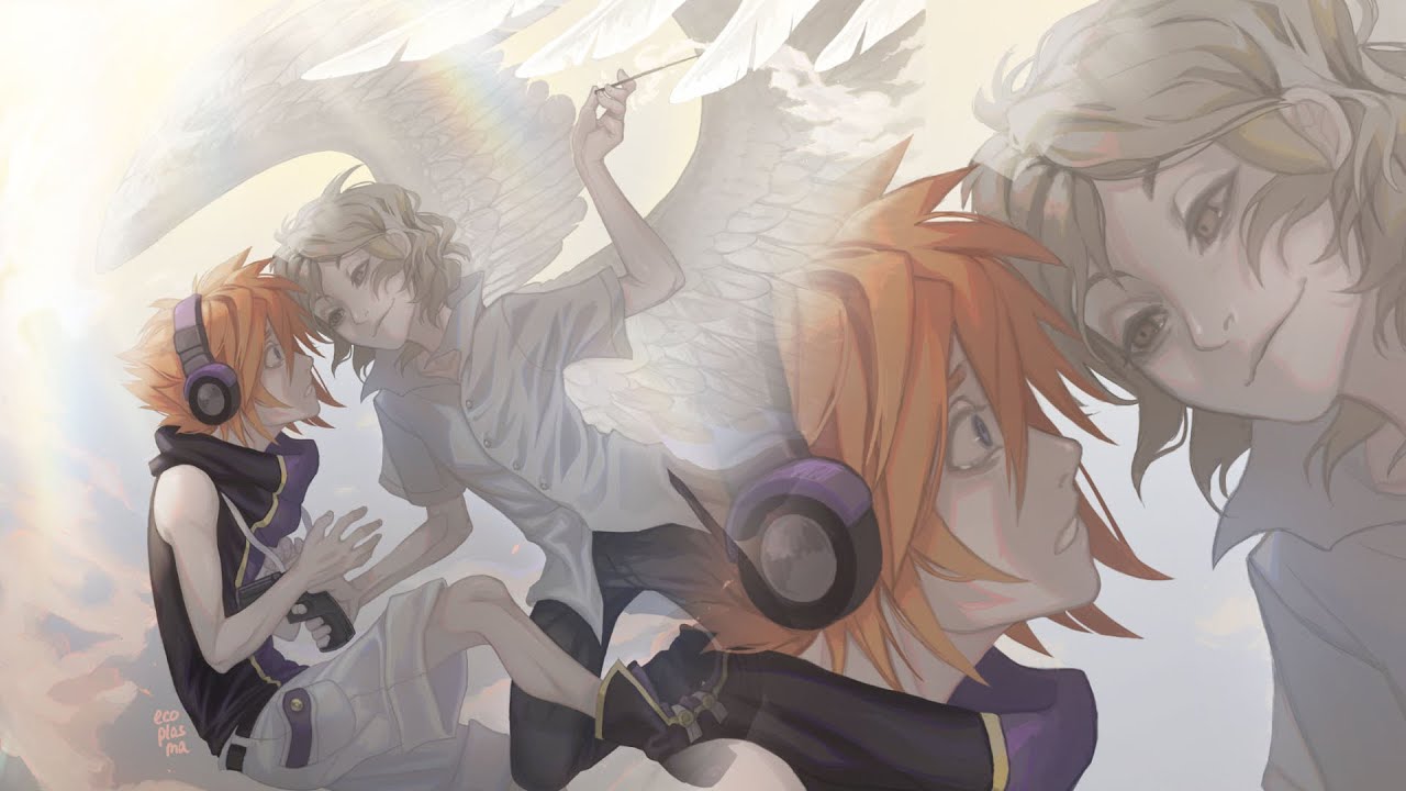 Neku & Joshua (twewy speedpaint)