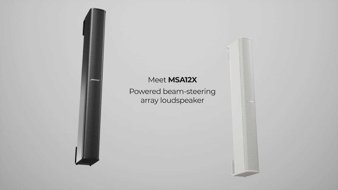 MSA12X Powered Beam-Steering Array Loudspeaker from Bose Professional
