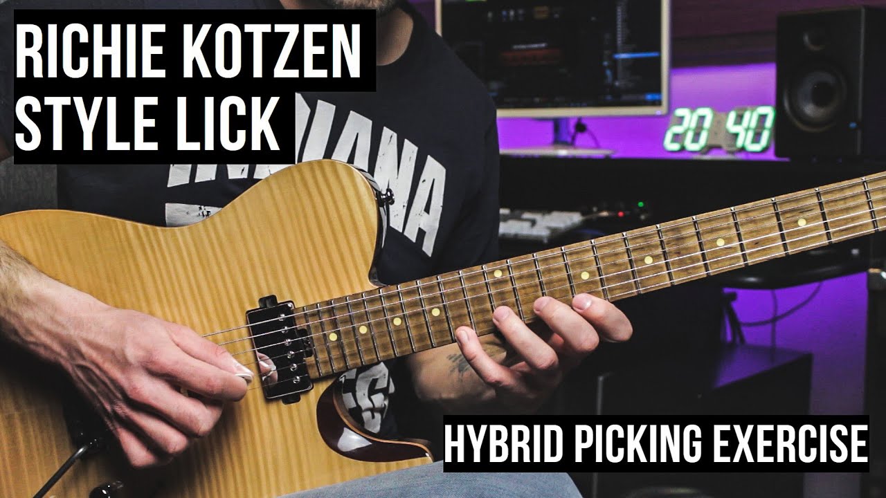 Richie Kotzen Style Cascading Pentatonic Lick