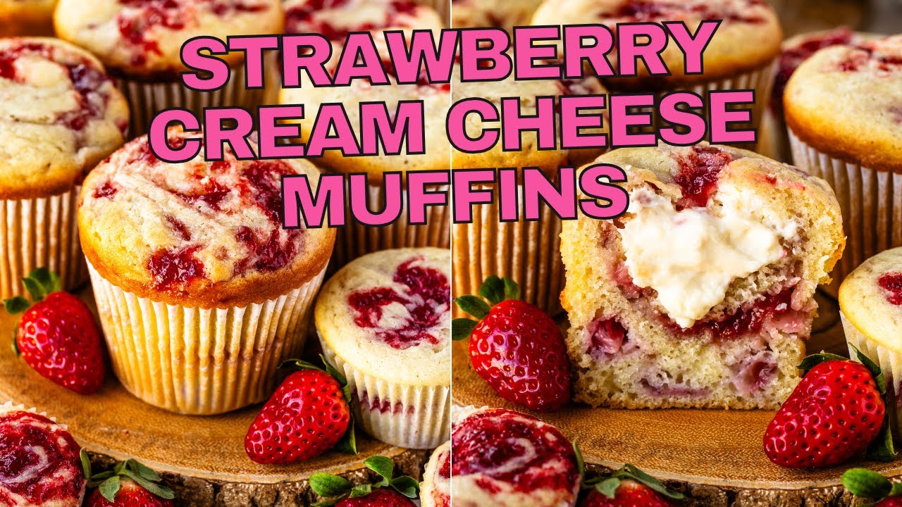 Strawberry Cream Cheese Muffins