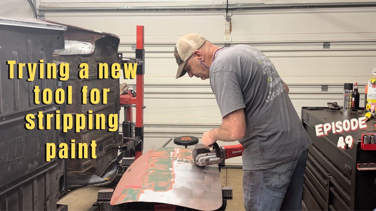 Trunk lid repair and paint strip  S1E49