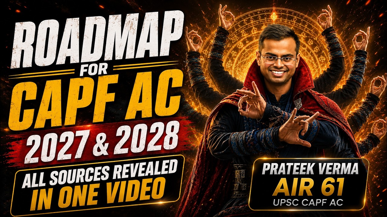 COMPLETE TIMELINE FOR CAPF AC PREPARATION 🔥| ALL SOURCES REVEALED | UPSC CAPF ASSISTANT COMMANDANT