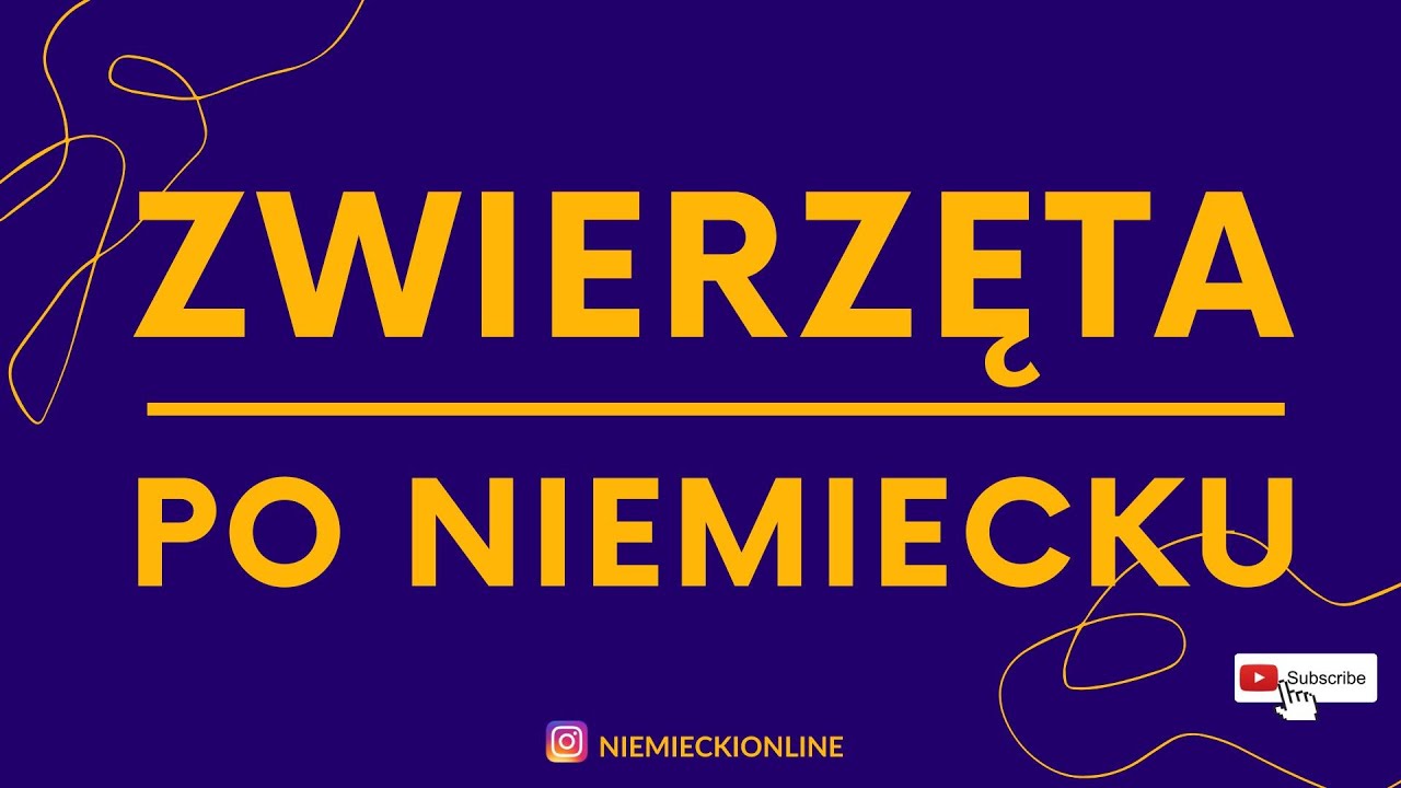 Zwierzęta po niemiecku z wymową Zwierzęta domowe i gospodarskie po niemiecku Niemiecki od podstaw A1