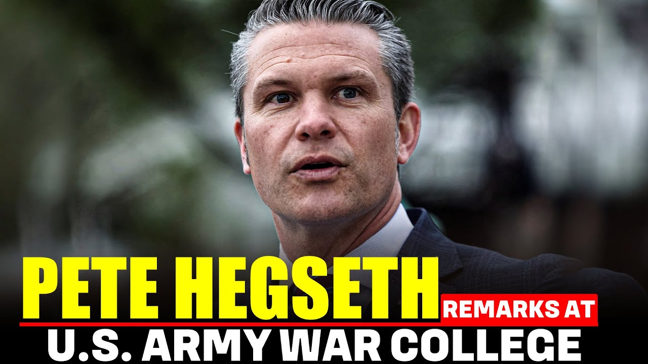 LIVE: U.S. Secretary of Defense Pete Hegseth Remarks at U.S. Army War College |USA |America