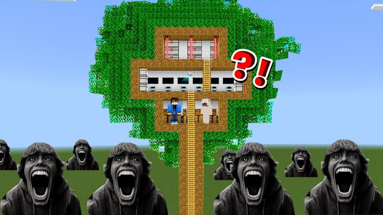 FA HÁZ vs 67 KID TÁMADÁS A MINECRAFTBAN!