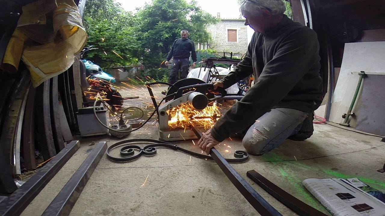 réaliser un portail en fer forgé 1/2