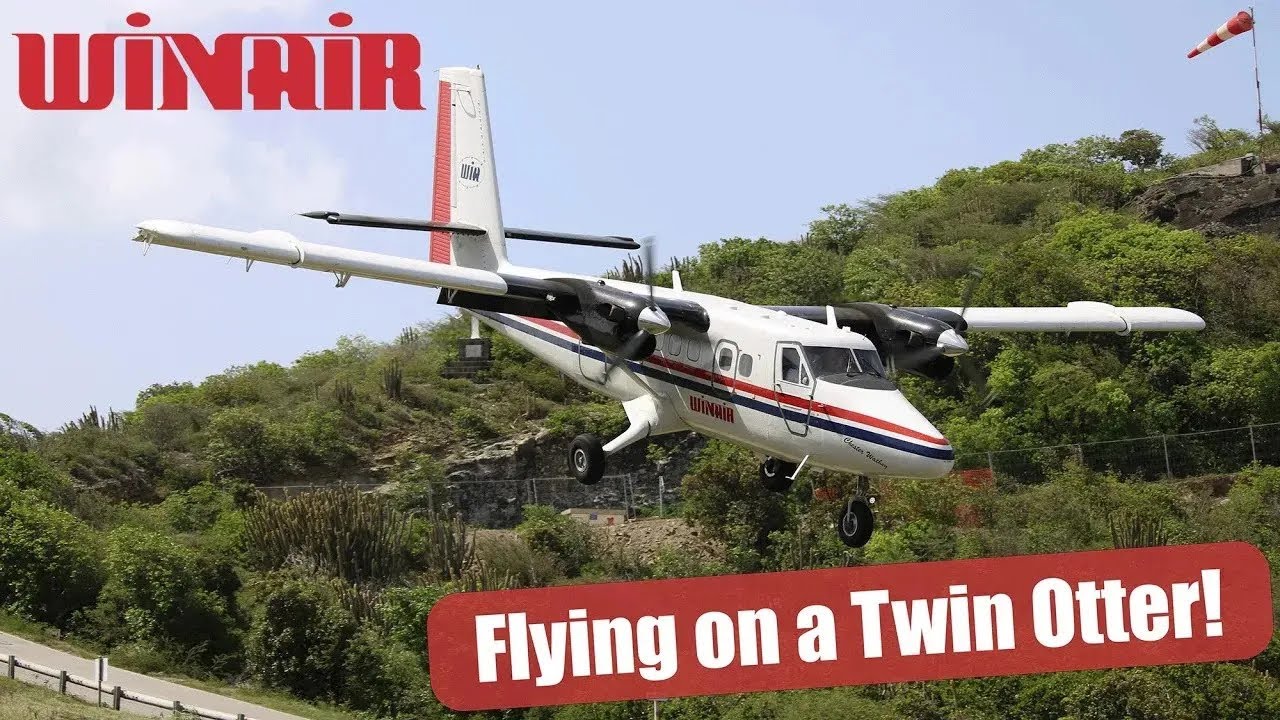 4K | TRIP REPORT | Winair TWIN OTTER | SBH - SXM ✈