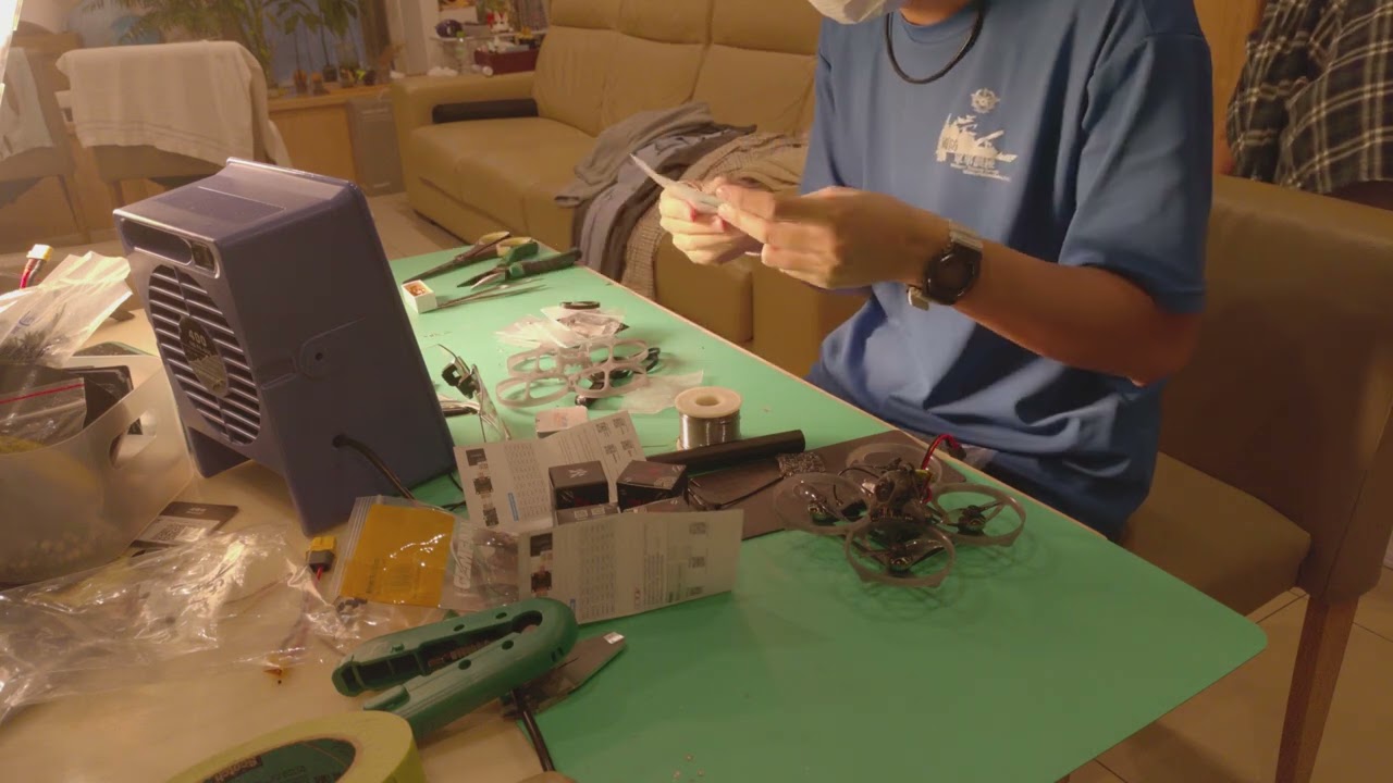 FPV Drone Speed Run Challenge Failed Miserably Asian Workshop Filled With Smoke 煙 Tiny Freestyle Fra