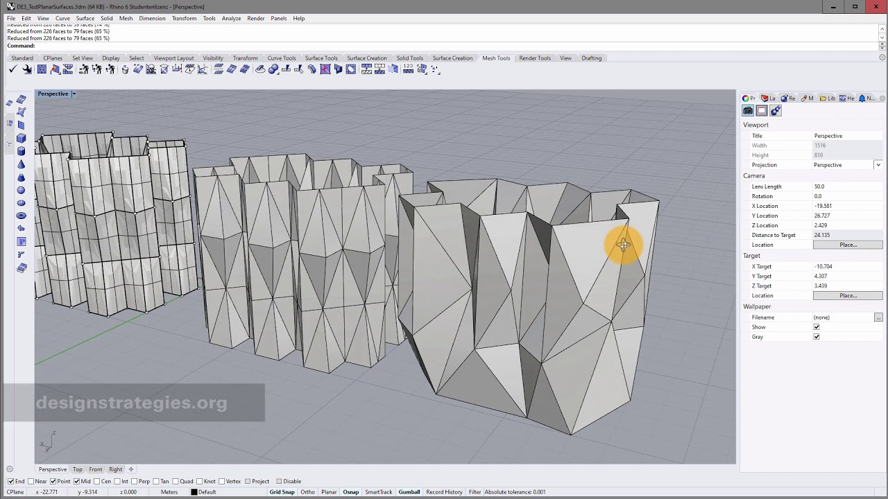 Rhino: How to create planar objects with Loft