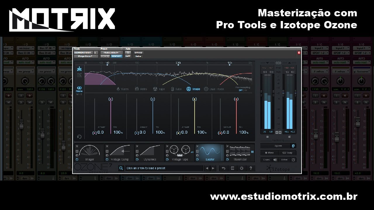 Masterização completa no Pro Tools com Izotope Ozone 7