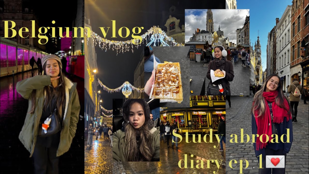 BELGIUM VLOG🍫: study abroad days in Brussels, museums, what i eat, shopping