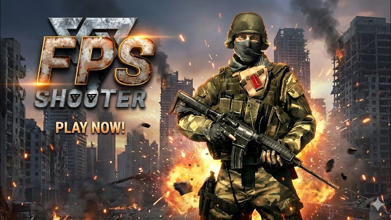 AKHIRNYA NEMU GAME PERANG OFFLINE YANG SERU! RATA KANAN! Gameplay Bar-Bar FPS Shooter (No Death)