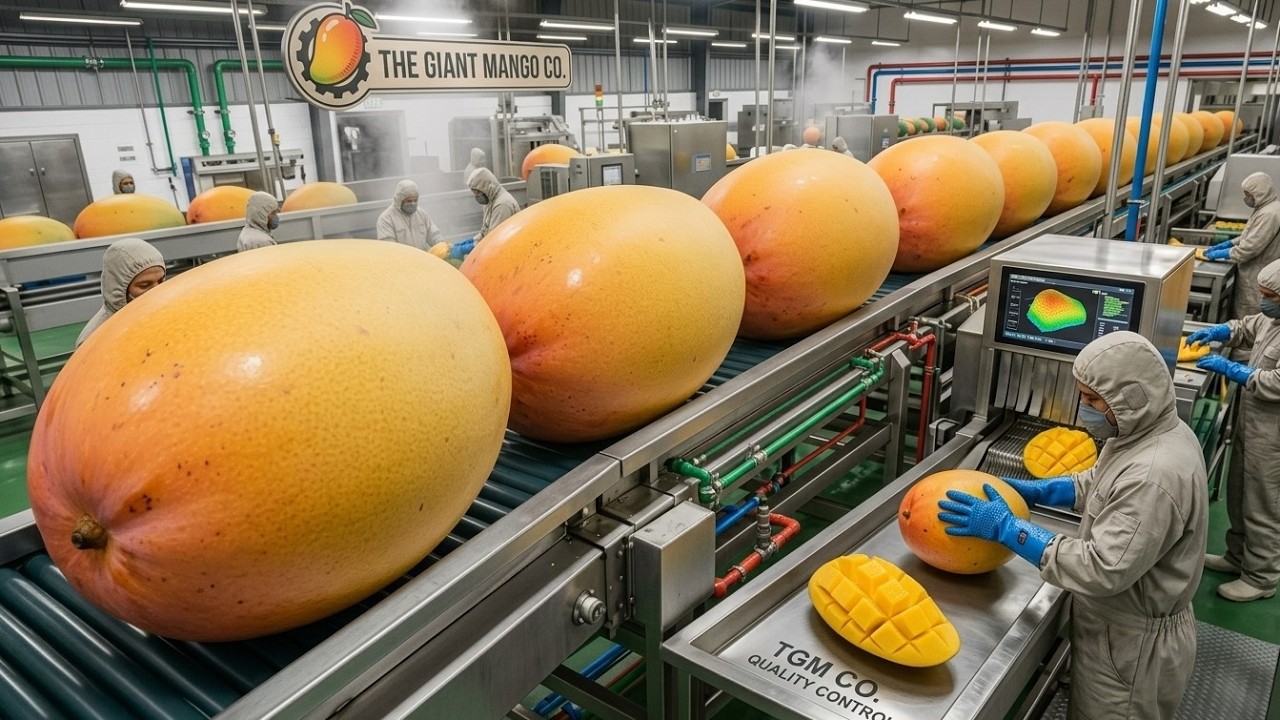 Inside a Mango Processing Factory &mdash; From Fresh Harvest to Packed Fruit