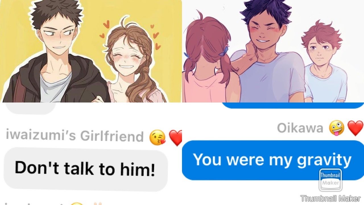 Iwaizumi has a new girlfriend?//Oikawa still likes iwaizumi?