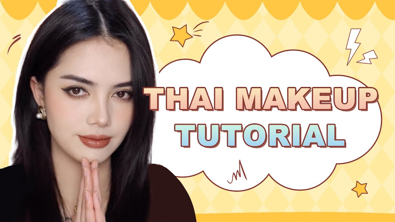 THAI MAKEUP TUTORIAL แต่งหน้าชุดไทย งานผิวแบบเกาหลี | ครูเปา TINY MAKE UP