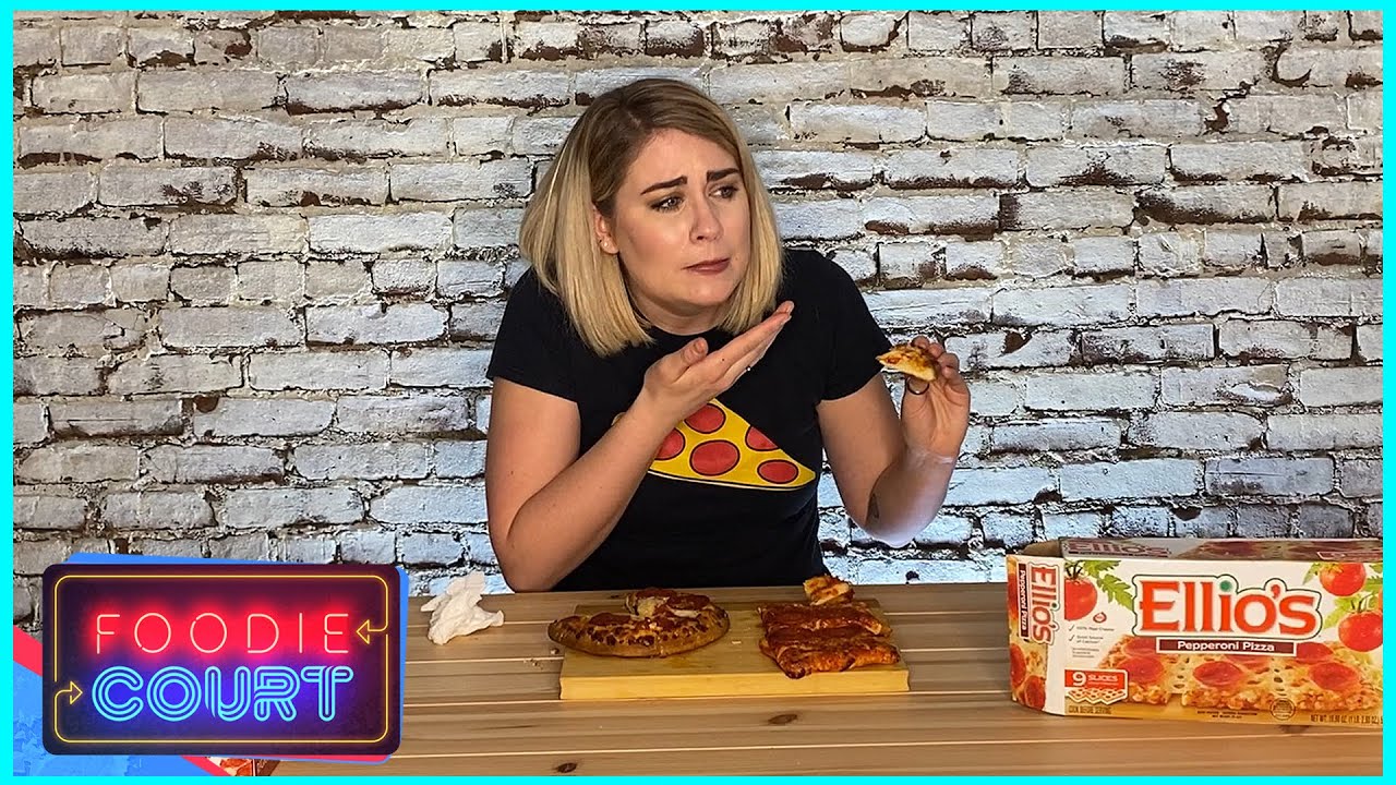 FROZEN PIZZA CHALLENGE:  DiGIORNO vs ELLIOS!!!  Who Will Win!?!?
