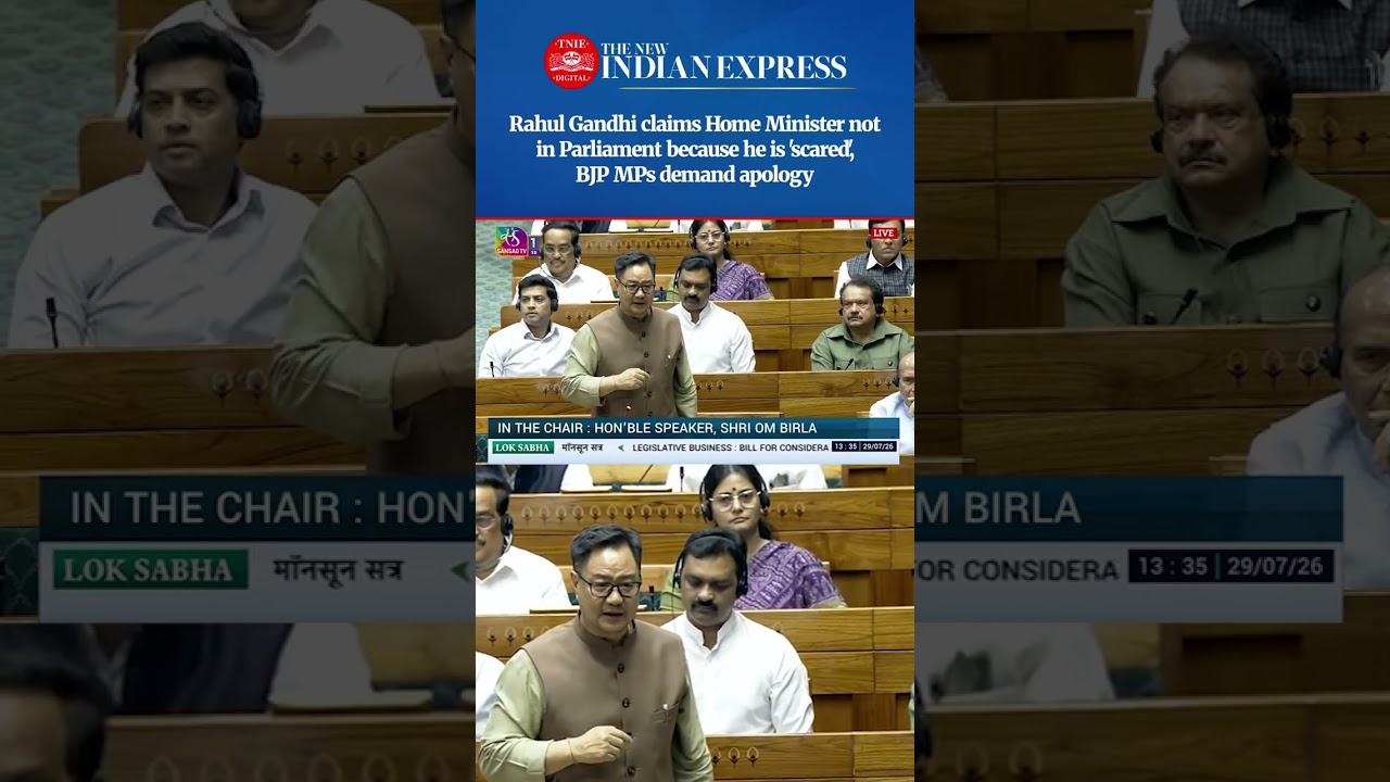 Clash in Lok Sabha over Rahul Gandhi's 'scared' comments about Home Minister Amit Shah