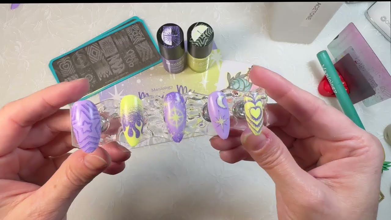Maniology Mani x Me June 2025 Retro Glow 90's Inspired