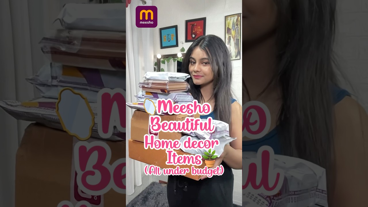 Meesho Beautiful Home Decor - all under budget! #meeshofinds #meesho #meeshoapp #homedecor #viral