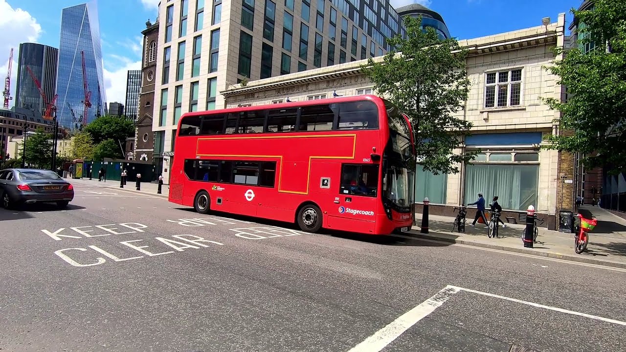 London BUS Ride 🇬🇧 Route 343 - ALDGATE to NEW CROSS GATE via Tower Bridge, Peckham, Nunhead 🚌
