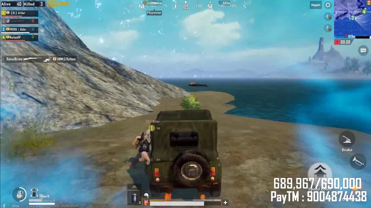 Hydra Alpha and Squad Killedd by Mobile player #hydraalpha #pubg #pubgmobile